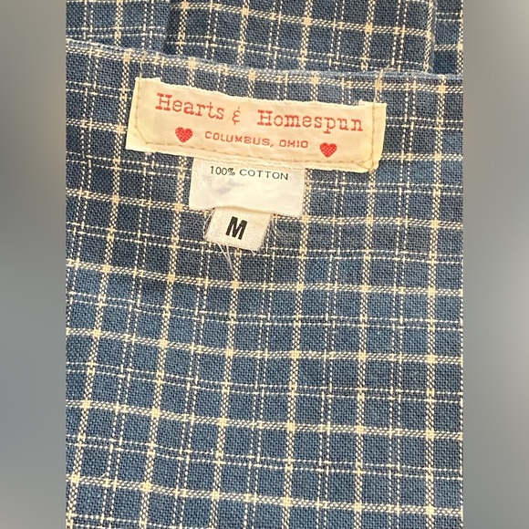 Hearts & Homespun Plaid Vintage Dress/Jumper - Picture 8 of 12